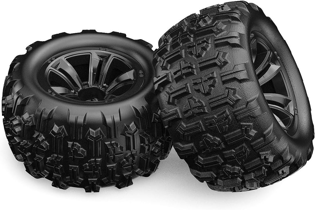 16300 Wheel and Tyre Pair for 1/16 Trucks — HYPER GO