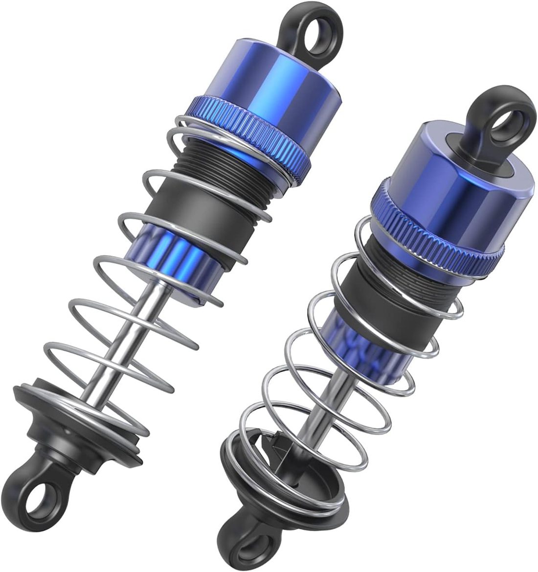 16500P Aluminium-Capped Oil-Filled Shocks, Blue — HYPER GO